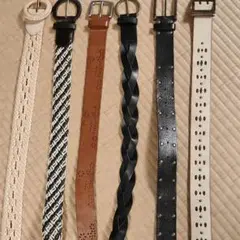 レディース・ベルト6本セット