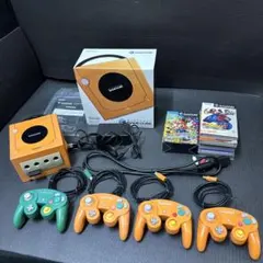 ゲームキューブ コントローラー 4つ ソフト 6本付き GC 外箱付き 任天堂