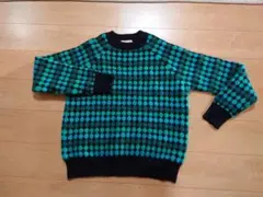 PLAN C ドット柄 長袖ニット　サイズ40