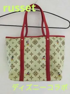 russet　ディズニー　コラボ　トートバッグ　レア　ラシット　ミッキー