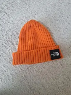 THE NORTH FACE オレンジニット帽 フリーサイズ