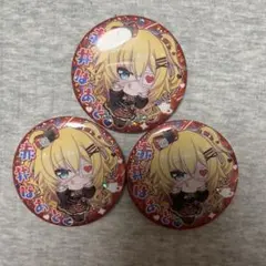 赤井はあと 3個セット ホロライブプロダクション缶バッジスナックvol.1