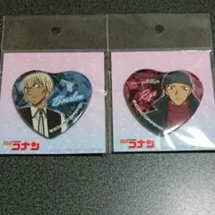 名探偵コナン コナンプラザ ハート型缶バッジ ライ バーボン