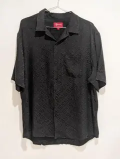 Supreme S Logo Jacquard Shirt Blackのサムネイル