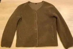 UNIQLO カーキ フリースジャケット Sサイズ