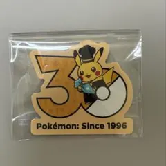 ポケモンカフェ限定 ポケモン30周年ステッカー パティシエピカチュウ