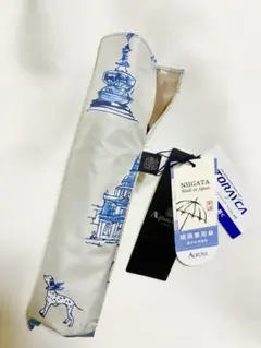 《新品》Aquascutum ガールプリント　遮光 遮熱　カーボン骨晴雨兼用傘のサムネイル