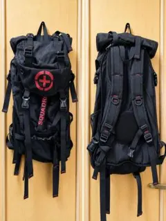 SQUADRON ロールトップ バックパック ブラックのサムネイル