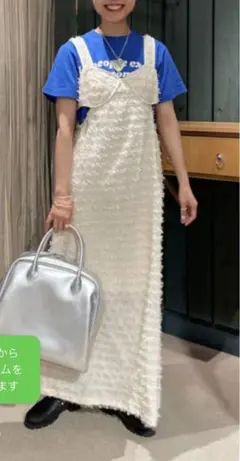 n*n様 フリンジ　ビスチェ　ワンピース