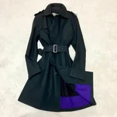 バーバリーロンドン　トレンチコート　ベルト　ライナー付　裏ノバチェック　黒　L