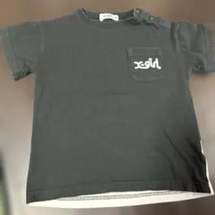 X-girl 半袖 Tシャツ バイカラー ポケット付きのサムネイル