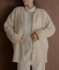アーバンリサーチ サニーレーベル バイカラー　ダブルフェイス　カーディガンのサムネイル
