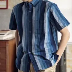 夏のセール30000円→20000円　越後紺仁工房　片貝木綿　絞り藍色　証紙つき 夏のセール30000円→20000円 越後紺仁工房 片貝木綿 絞り藍