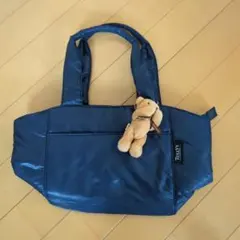 タリーズ2016年ネイビー トートバッグ ぬいぐるみ付き