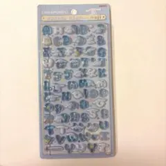 ボンボンドロップシール　サンリオ　文字　シナモロール　シナモン　正規品