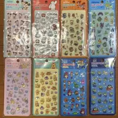 【正規品】ディズニー ぷくぷくシール 8枚セット