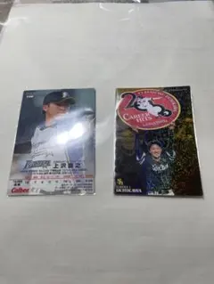 プロ野球チップス 内川聖一、上沢直之 ソフトバンクホークス 日本ハムファイターズ