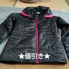 ★値引き★adidas CLIMAPROOF ジャケット ブラック ピンク〔M〕