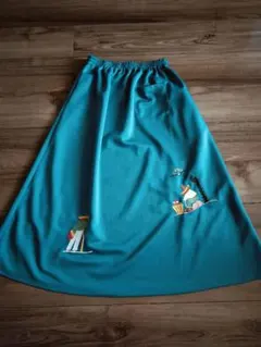 ターコイズ ロングスカート