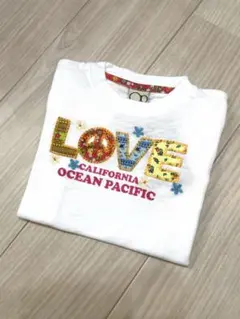 新品☆オーシャンパシフィック LOVE Tシャツ 110㎝☆ ホワイトのサムネイル