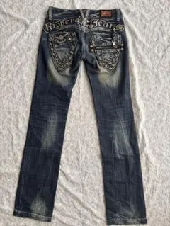 Riobera Jeans ヴィンテージ加工 デニムパンツのサムネイル