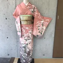 最終価格♪︎ 未使用品　 華やかな手書き友禅訪問着　正絹　袷　七五三 お宮参り 最終価格♪︎ 未使用品華やかな手書き友禅訪問着正絹袷七五三お