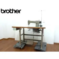 BROTHER 職業用ミシン TZ-652 直進横振り木製ベース付き - メルカリ