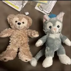 ジェラトーニ ダッフィー　ぬいぐるみバッジ セット ディズニーシー