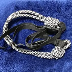 ボールアンドチェーン 用 ショルダーストラップ ホワイトブラック　白　黒