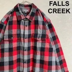 FALLS CREEK フォールズクリーク ブロックチェック ネルシャツ XL
