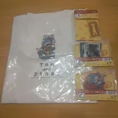 【新品未使用】トムとジェリー Happyくじ C賞トートバッグ おまけつき