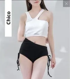 Chico 水着　ワンピース　デザインタンクOP セール　新品　体型カバーのサムネイル
