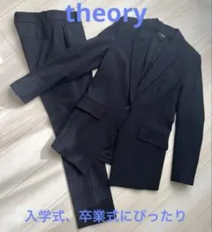 セオリー　ネイビーストライプ　スーツセット