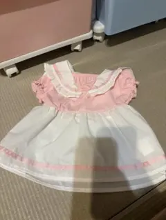 セーラー襟 ワンピース ピンク 90cmのサムネイル