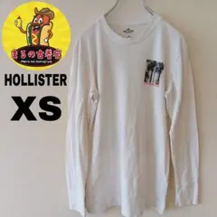 USA古着 HOLLISTER　ロングTシャツXS　ホワイトのサムネイル