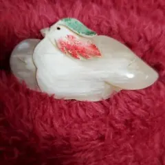 帯留め　オシドリ　美品　アンティーク　レトロ　レア物　ヴィンテージ