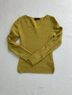 アーバンリサーチ Vネックリブニット