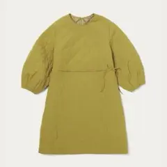 シテン キルティング ワンピース ドレス F