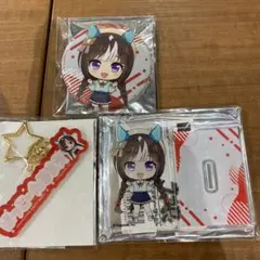 ウマ娘　ららぽーと　アクリルスタンド　ホッコータルマエ　缶バッジ　キーホルダー