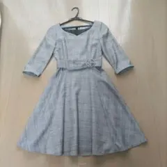 Apuweiser-riche　ベルト付フレアワンピース