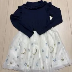 女の子　チュールワンピース　130㎝