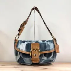 Rera Coach Mega Signature Denim Soho Bag