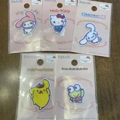 サンリオ　ワッペンシール　5枚セット