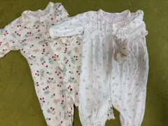 いちご柄ツーウェイ・ドレスオール2点セット