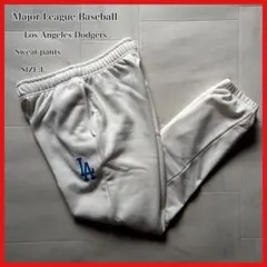 メジャーリーグベースボール ロサンゼルスドジャース スウェットパンツ 裏起毛 L
