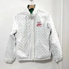 アディダス　 ホワイト ジップアップジャケット　サイズМ