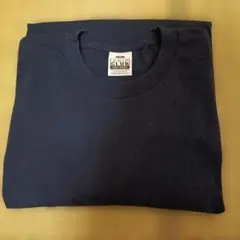 ロングTシャツ、長袖Tシャツ、長そで、紺色、4XL