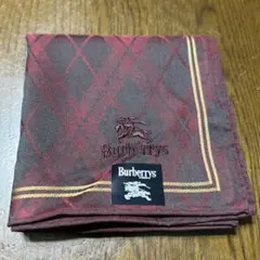 値下げ★Burberrys ★メンズ用ハンカチ　未使用品