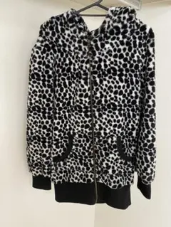 パーカー　ジャケット　ボア　ヒョウ柄