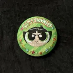 パワーパフガールズ 刺繍缶バッジ